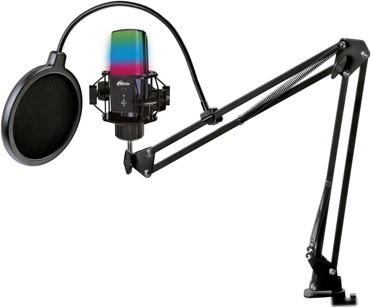 Проводной микрофон Ritmix RDM-270 (черный)