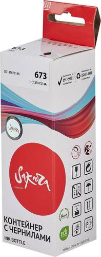 Чернила Sakura Printing SIC13T67314A (аналог Epson 673 BK)