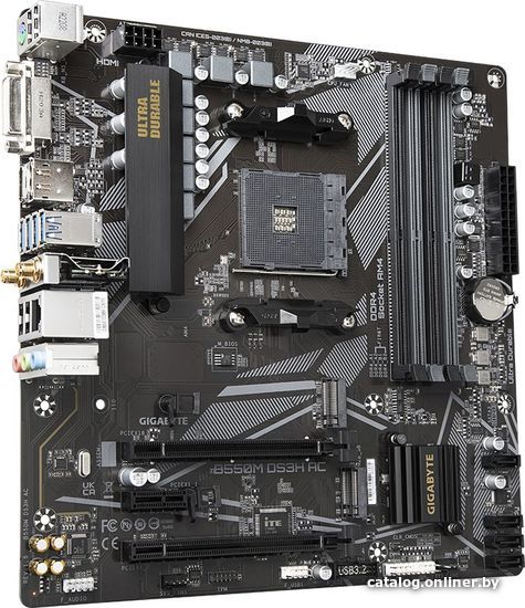 Материнская плата Gigabyte B550M DS3H AC (rev. 1.5/1.6)