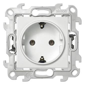 Розетка Simon 2420434-030 (белый)