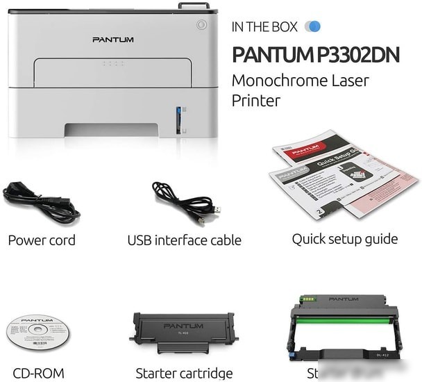 Принтер Pantum P3302DN