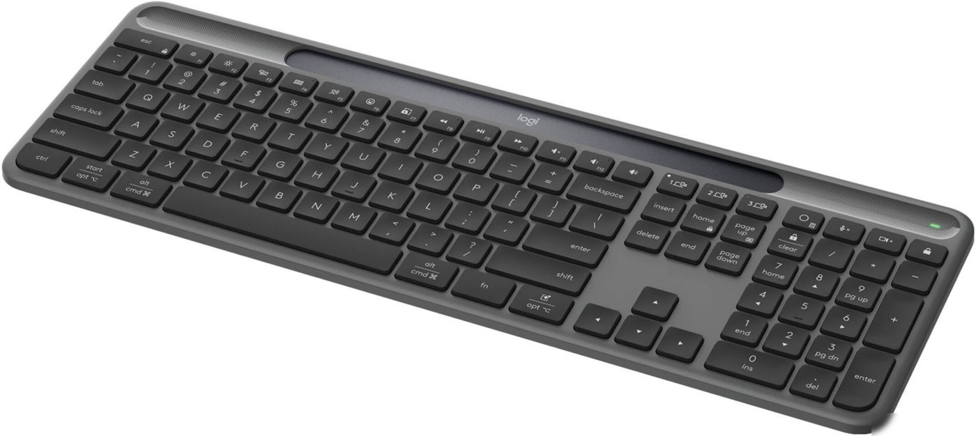 Клавиатура Logitech Signature Slim Solar+ K980 920-013755 (графитовый, нет кириллицы)