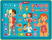 Развивающая игрушка Азбукварик Тело человека. Планшетик 3355