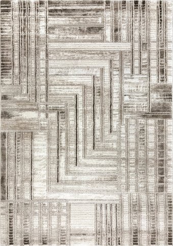 Ковер для жилой комнаты Safyun Eva LZ137-CREAM-BROWN (1.6x2.3)
