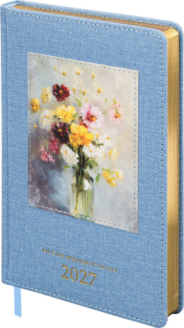 Ежедневник BRAUBERG ArtGallery 2027 118023 (розовый)