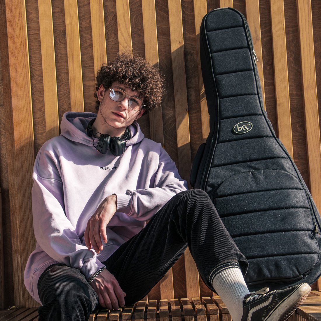 Чехол для гитары Bagandmusic Classic Casual Plus (черный)