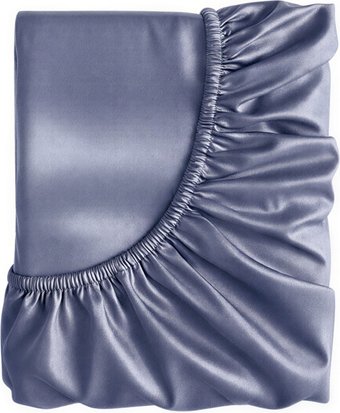Простыня Goldtex Perle Tencel Арктика 160x200x40 8028T