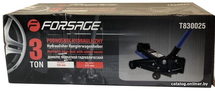 Подкатной домкрат FORSAGE F-T830025 3т