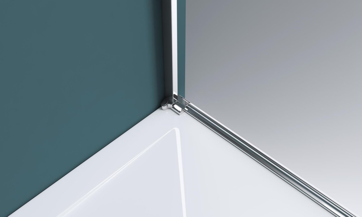Душевая дверь BelBagno KRAFT-60/60-C-Cr-R