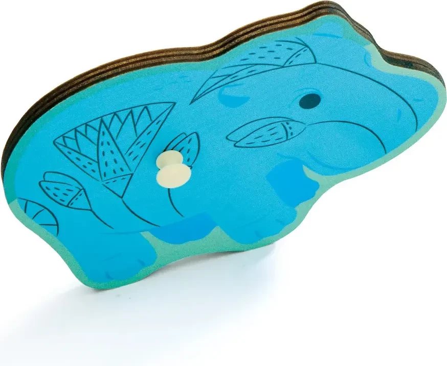 Сортер Hape Умняша Бегемот Уильям и его друзья E1463_HP