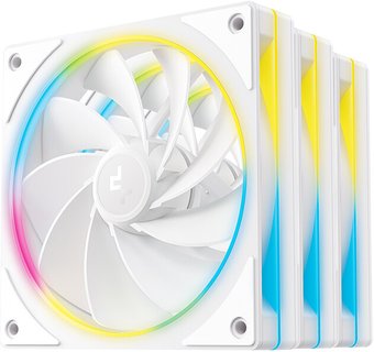 Комплект вентиляторов для корпуса DeepCool FL12R SE WH 3IN1 R-FL12RSE-WHAPN3-G