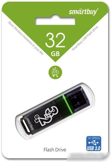 USB Flash Smart Buy Glossy Dark Grey 32GB [SB32GBGS-DG]