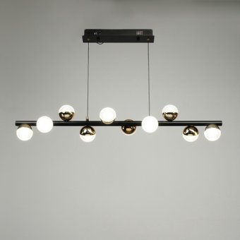 Подвесная люстра BayerLux Рикардо 10385949 (черный/золото)