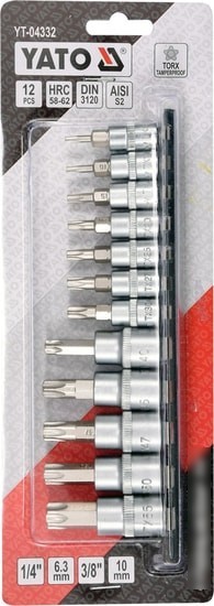 Набор бит Yato YT-04332 (12 предметов)