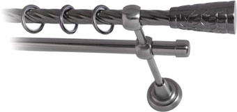 Lm Decor Византия (антрацит, витая, 1.8м 16мм, 2 ряда)