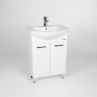 Viant Тумба Милан с умывальником Балтика 60 VMIL60BA-T2ST + WH110246