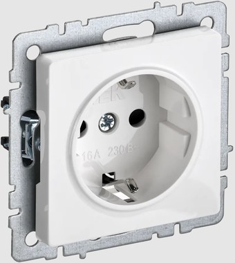 Розетка IEK Brite РС14-1-0-БрБ
