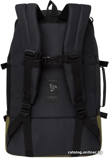 Рюкзак Grizzly RQ-019-21/3 (черный/хаки)