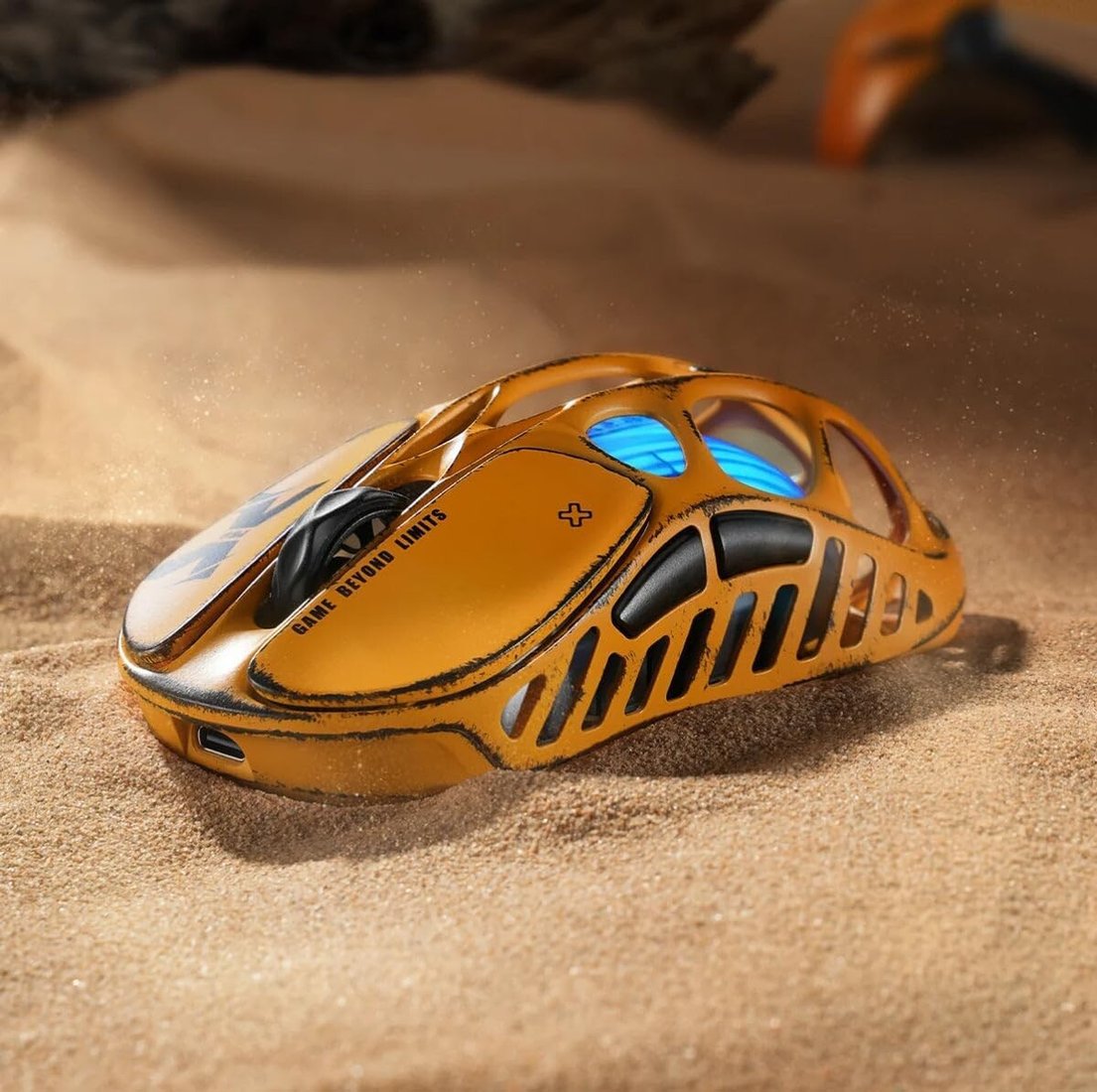 Игровая мышь Gravastar Mercury X Pro Special Edition Battle Worn-Yellow