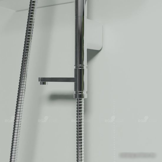 Душевая кабина RGW AN-207 411320777-95 70x70 (белый/прозрачное-матовое стекло)