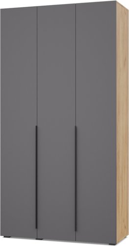 Шкаф распашной Modern Харди Х31 (золотистый дуб/графит)