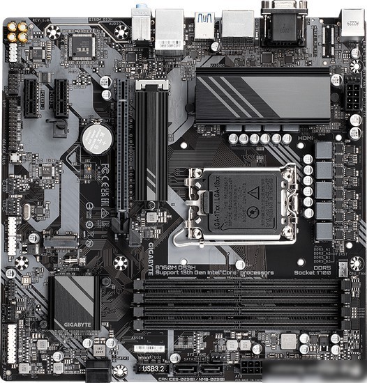 Материнская плата Gigabyte B760M DS3H (rev. 1.0)