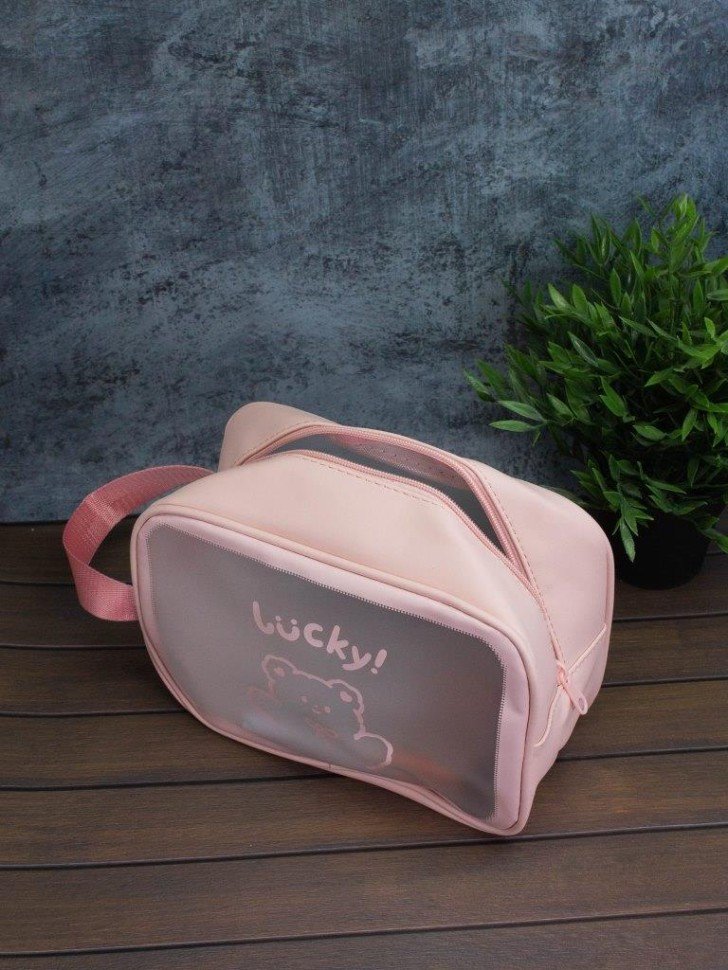 Косметичка ILikeGift Lucky bear ZT385-0017-34-03 (pink)