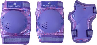 Комплект защиты Tech Team Safe Fit Kids 4.0 NN013881 (M, фиолетовый)