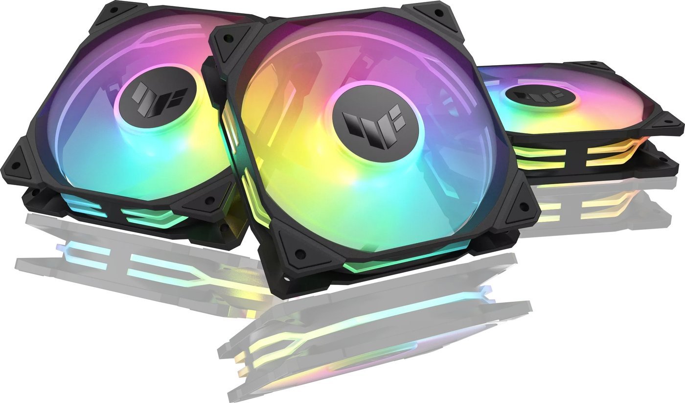 Комплект вентиляторов для корпуса ASUS TUF Gaming TR120 ARGB Triple Pack (черный)