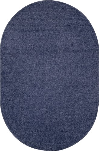 Ковер для жилой комнаты Merinos Lana T600-OVAL-LIGHT BLUE (2x4)