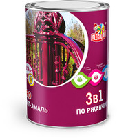 Грунт-эмаль Olecolor 3 в 1 по ржавчине RAL 7004 0.9 кг (светло-серый)