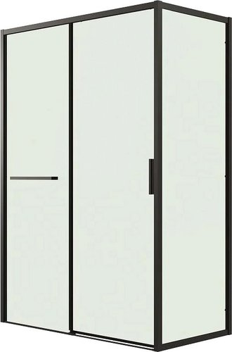 Душевой уголок Grossman Style 110x80x195 120.K33.05.1180.21.00 (черный матовый/прозрачное стекло)