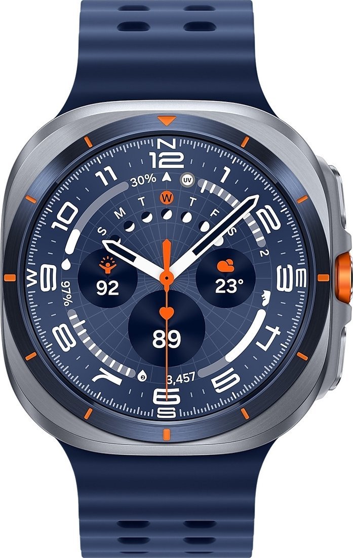 Умные часы Samsung Galaxy Watch Ultra 2025 47 мм LTE (синий титан)