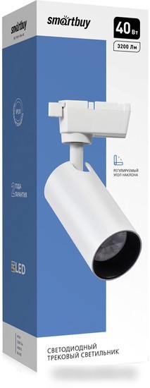 Трековый светильник SmartBuy SBL-TKW1-40w-4K