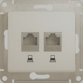 Розетка компьютерная Schneider Electric Glossa GSL000285KK