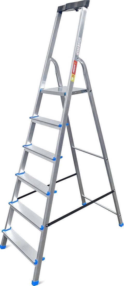 Лестница-стремянка LadderBel STR-AL-6T c органайзером