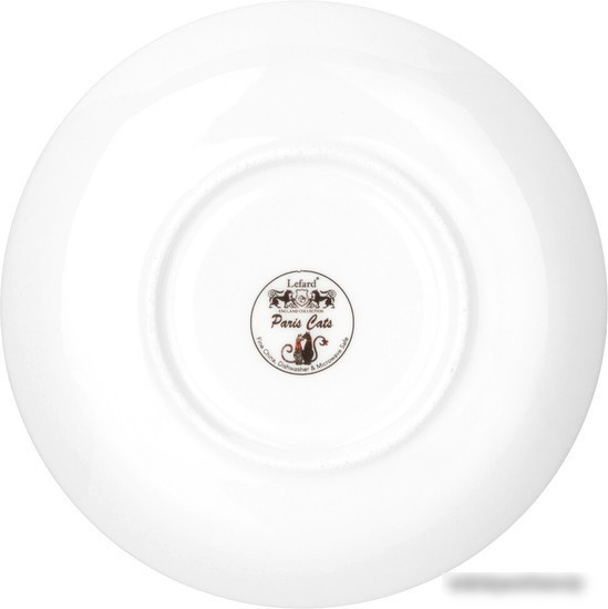 Чашка с блюдцем Lefard Парижские коты 104-923