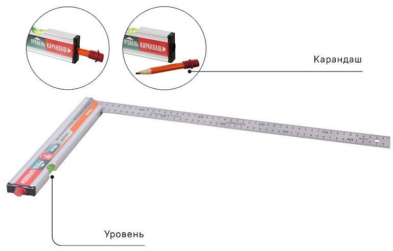 Угольник Sturm 2020-06-500