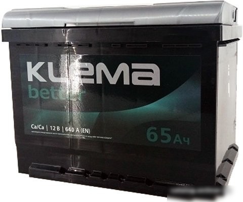 Автомобильный аккумулятор Klema Better 6СТ-65А(0) (65 А·ч)