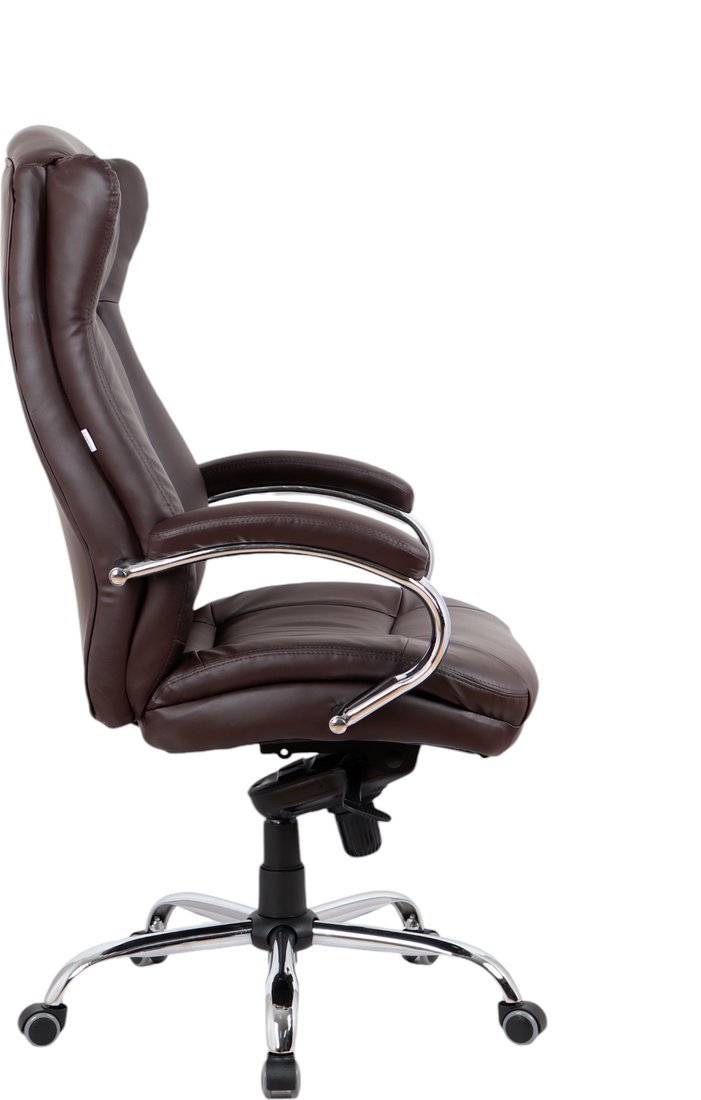 Офисное кресло King Style SHL-7-2 Hildi PU Chrome (темно-коричневый)