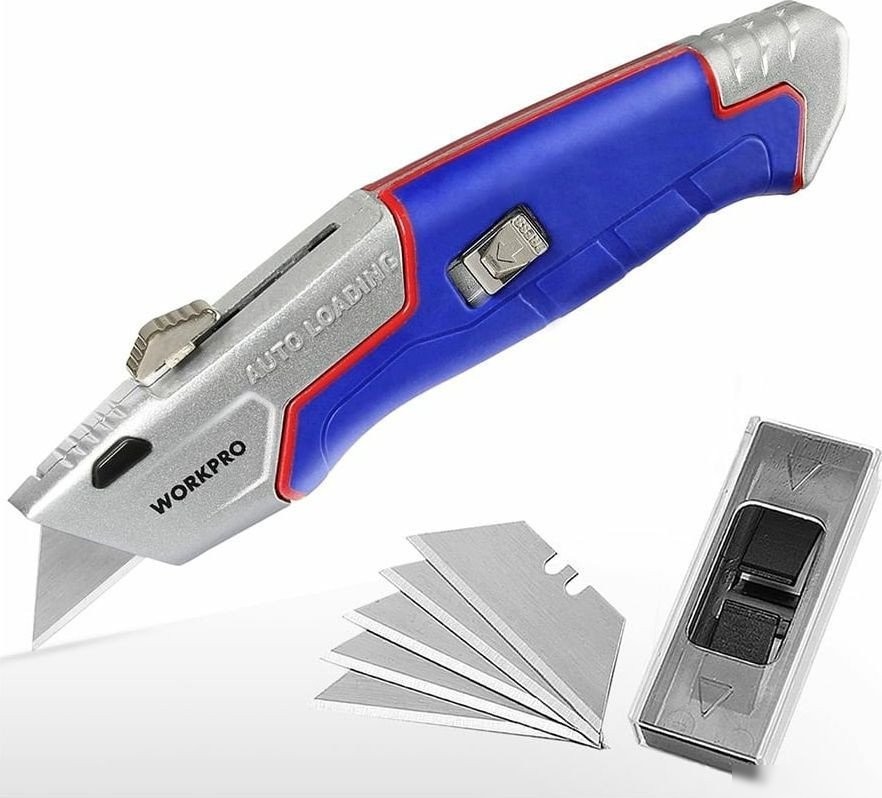 Нож строительный Workpro WP213012