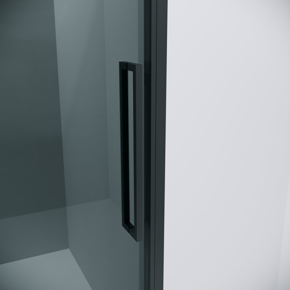 Душевой уголок Grossman Cosmo 120x80x195 120.K33.02.1280.21.10 (черный матовый/тонированно стекло)