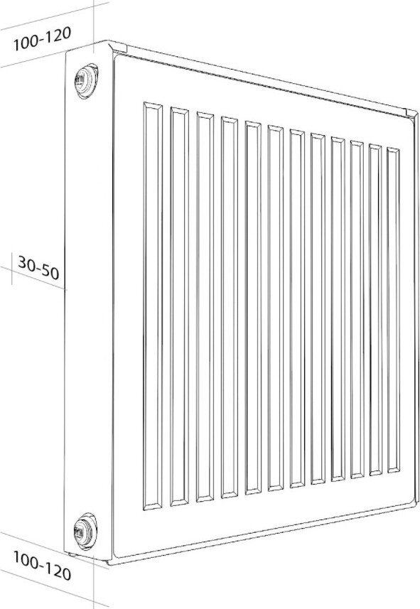 Стальной панельный радиатор Royal Thermo Compact C11-500-1100 RAL9016