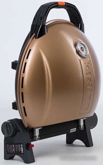 Портативный газовый гриль O-grill 900MT (золотистый)