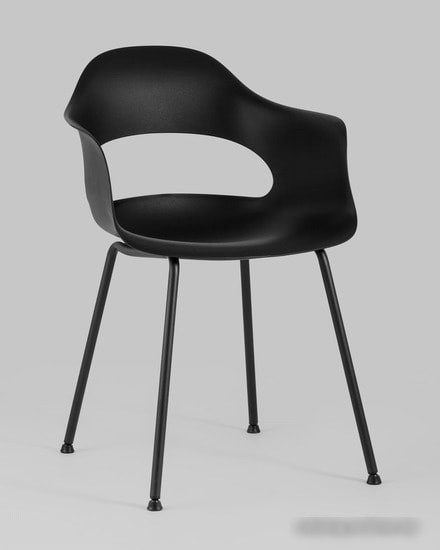 Стул с подлокотниками Stool Group Lady (черный)