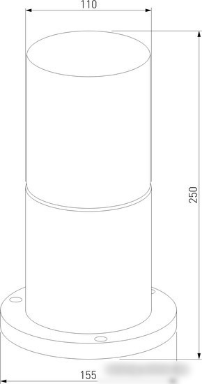 Садовый светильник Elektrostandard Roil 35125/S
