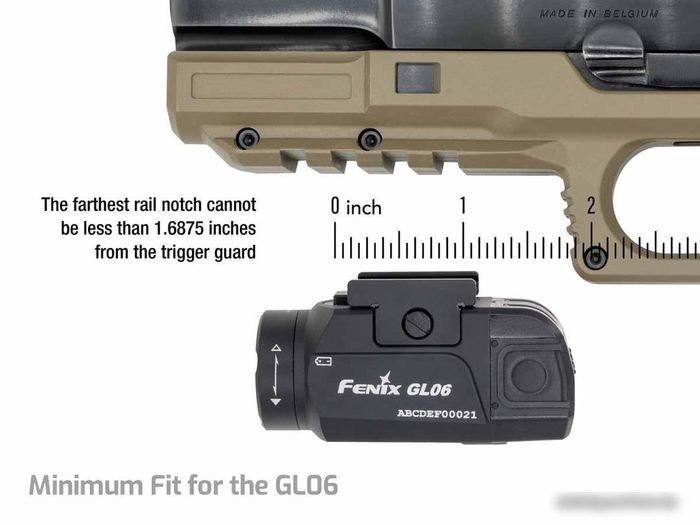 Фонарь Fenix Glock GL06 (черный)