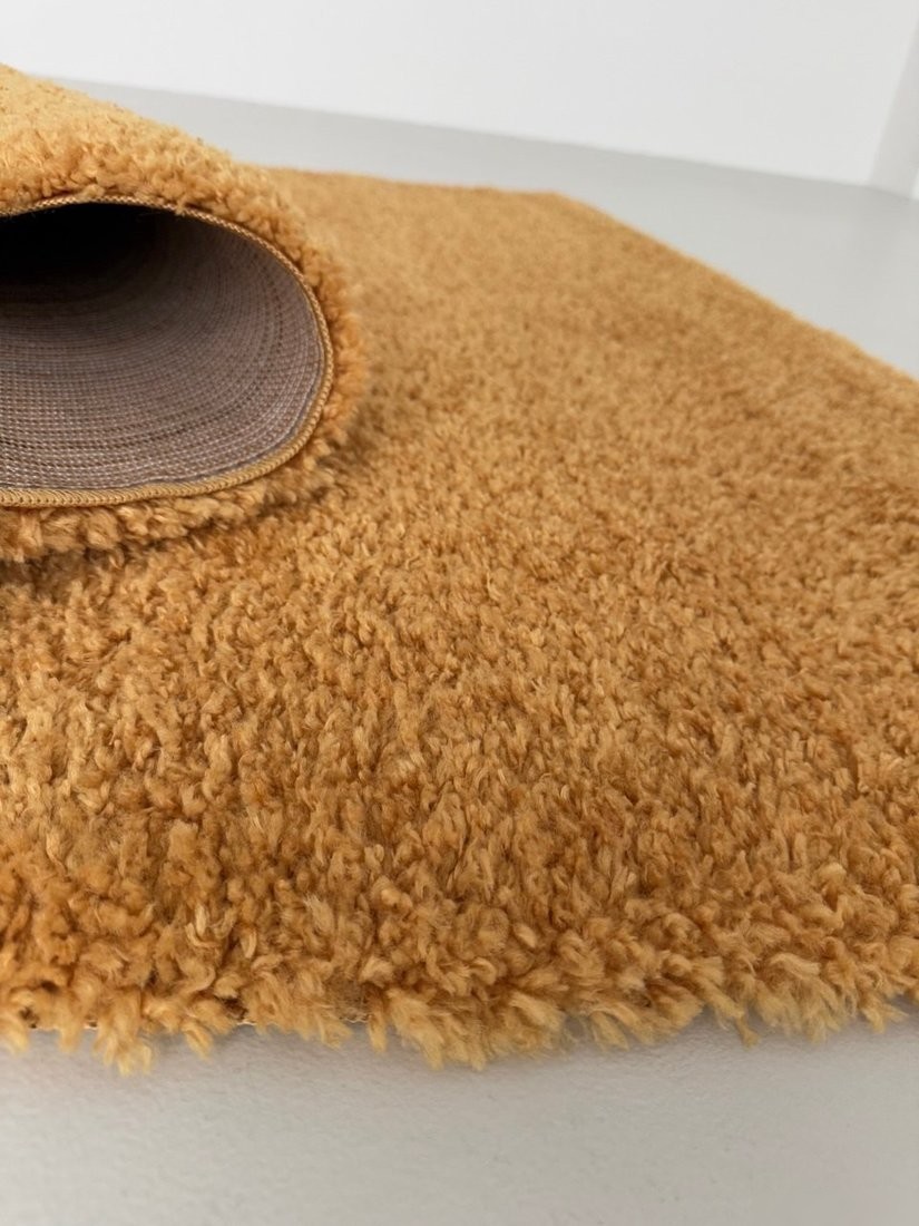 Ковер для жилой комнаты LAXMI Fluffy 01 прямоугольник (1.6x2.3, Yellow)