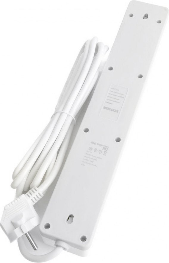 Сетевой фильтр Stekker HM20-61-02 50095 (белый)