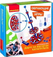 Настольная игра Bondibon Дартс на магнитах. Катапульта